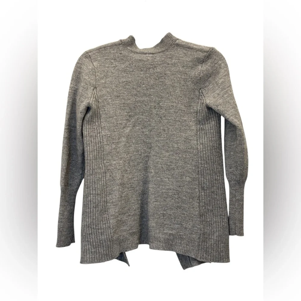 J. Crew Women's Gray Open Front Cardigan Wool Alpaca Size Small